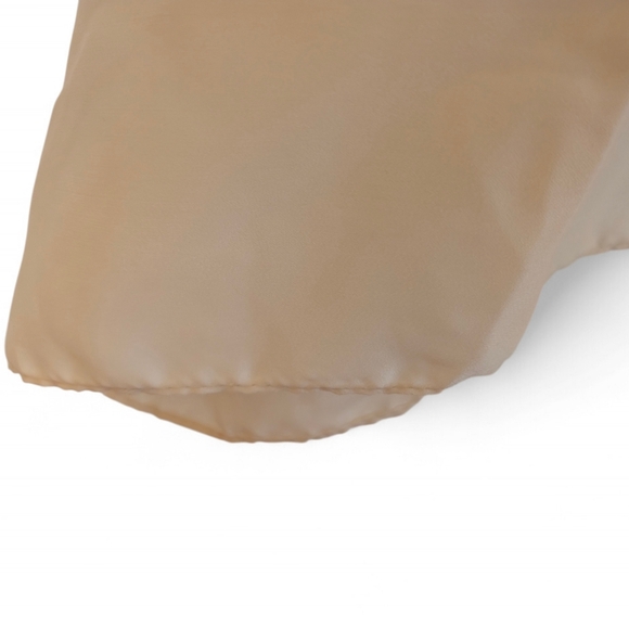 VINTAGE XL Cream Chiffon Shawl Scarf Pareo Wrap Flowing Oversized - Picture 7 of 13